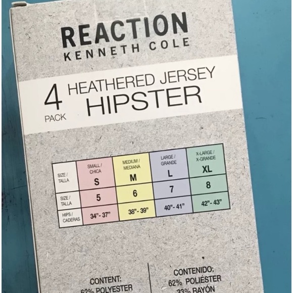 Reaction Kenneth Cole 4-pack WOMENS new underwear - Picture 2 of 2